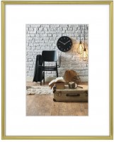 Kunststoffrahmen Sevilla Dekor gold matt