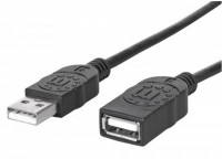 USB 2.0 Verlängerungskabel (1,8m) schwarz