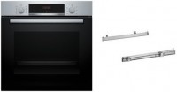 HBD514GH Einbaubackofen bestehend aus HBA514BS3 + HEZ538000, 71 l, Pizza-Stufe, schnelles Vorheizen, 59,4 cm breit, A+, edelstahl