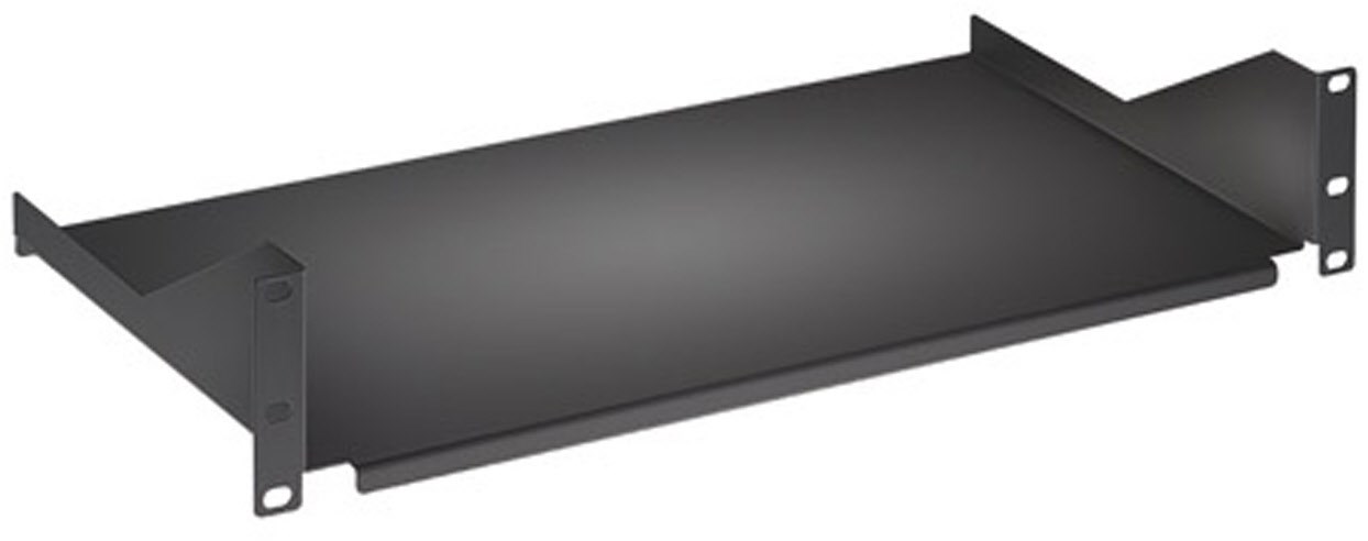 Fachboden 2HE (483x400 mm) schwarz