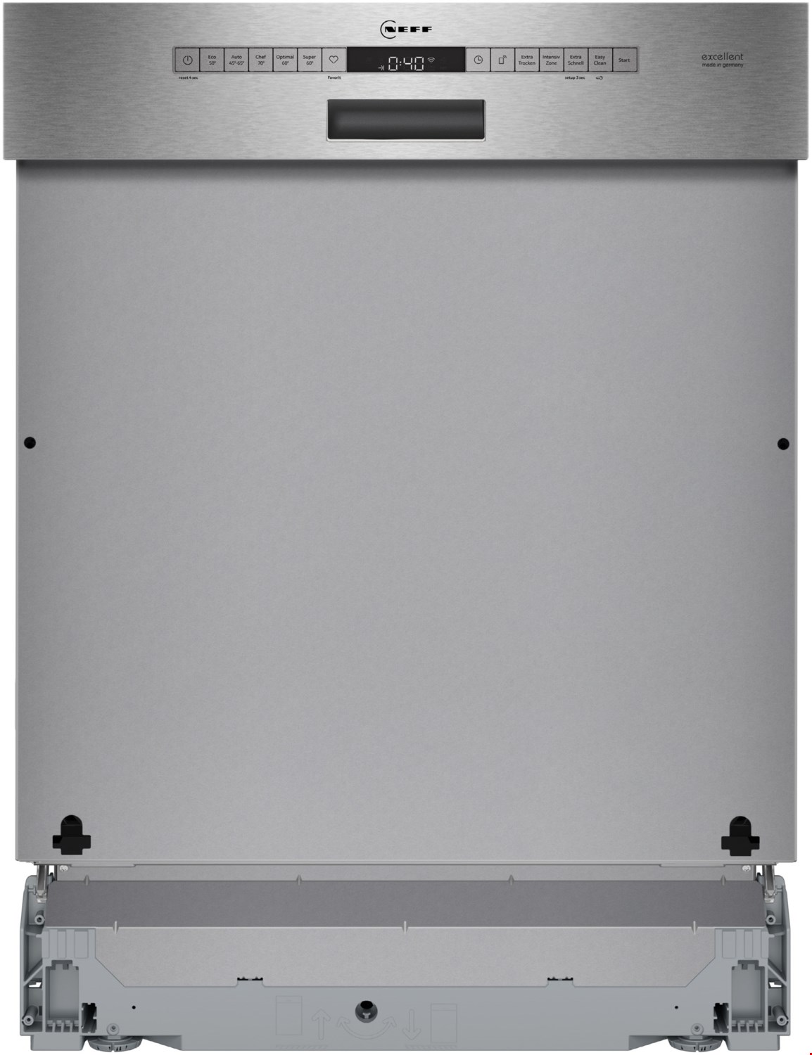 Image of S145EBS05D Teilintegrierter Einbau-Geschirrspüler 60 cm edelstahl