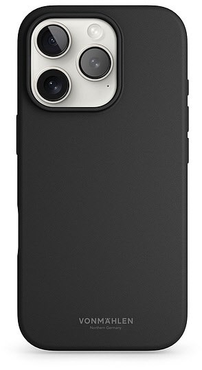 Soft Silicone Case für iPhone 16 Pro Max schwarz