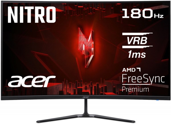 Nitro ED320QRS3bmiipx 80 cm (32") Gaming Monitor schwarz, Widescreen, 1 ms Reaktionszeit, gebogen