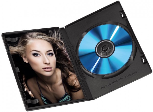DVD-Leerhülle 5er schwarz
