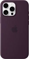 Silikon Case mit MagSafe für iPhone 16 Pro Max pflaume