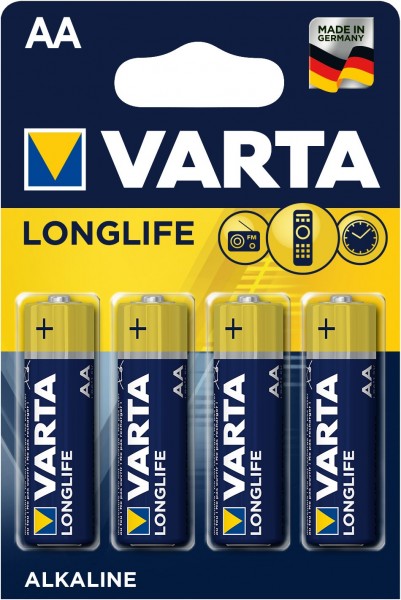 Longlife AA 4er Blister Mignon-Batterie