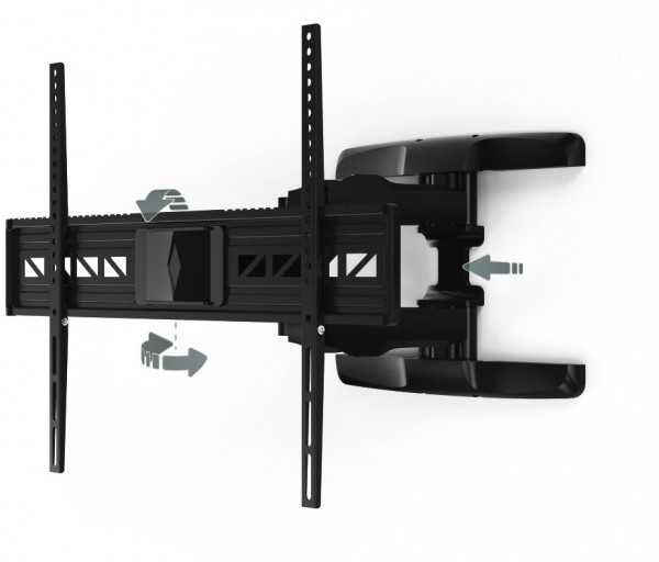 TV-Wandhalterung Fullmotion für 229cm (90") schwarz