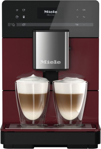 CM 5310 Silence Kaffee-Vollautomat brombeerrot, Latte Macchiato/Cappuccino, Stahl-Kegel-Mahlwerk, 1,3 l