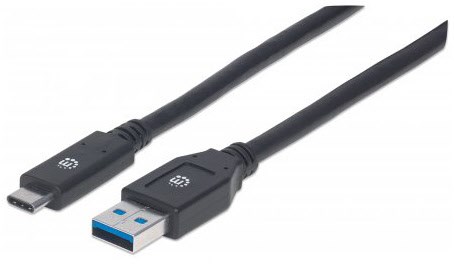 USB 3.1 Type-C St. > USB St. (3m) schwarz