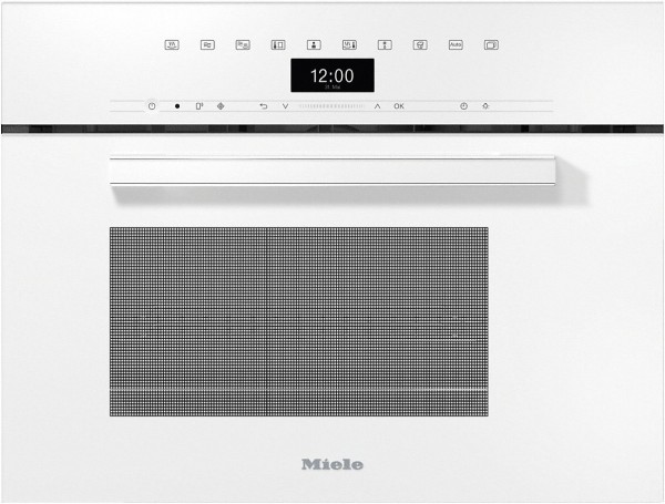 DGM 7440 Einbau-Dampfgarer mit Mikrowelle brillantweiß