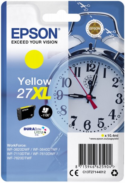 27XL DURABrite Ultra Tintenpatrone gelb