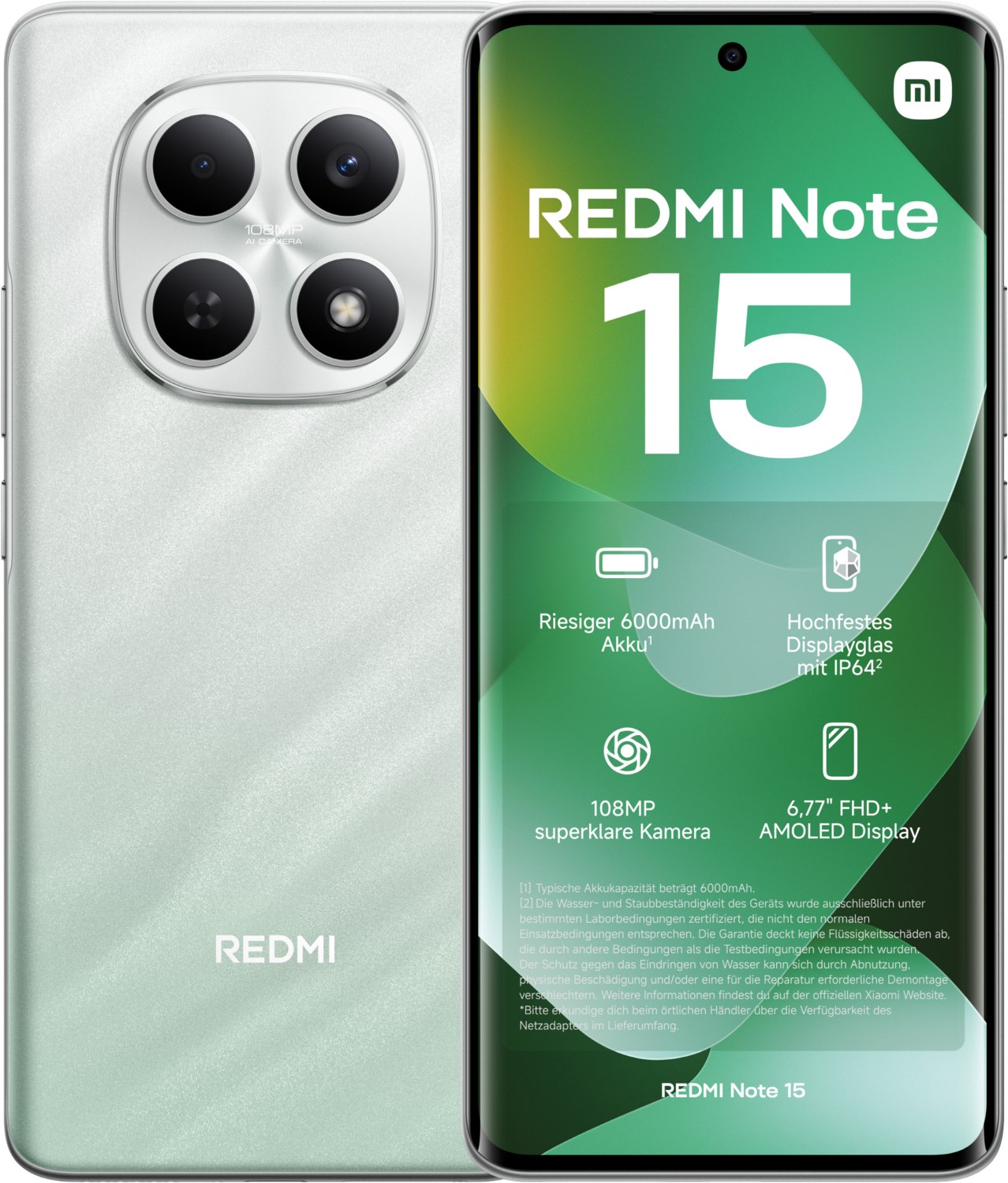 Image of Redmi Note 15 (6GB+128GB) Smartphone forest green