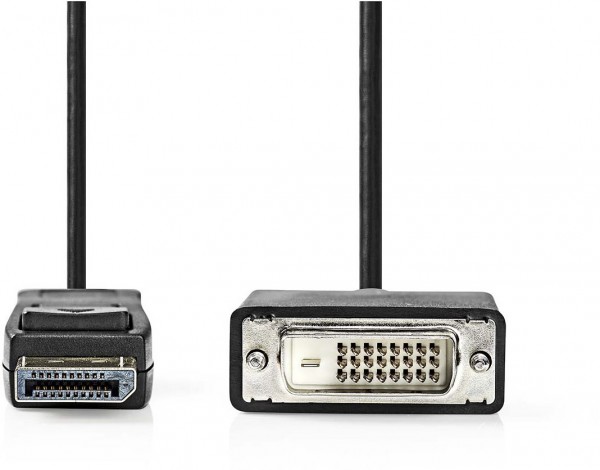 CCGL37200BK20 DP > DVI Kabel (2m) DP Stecker > DVI-D 24+1 Stecker schwarz