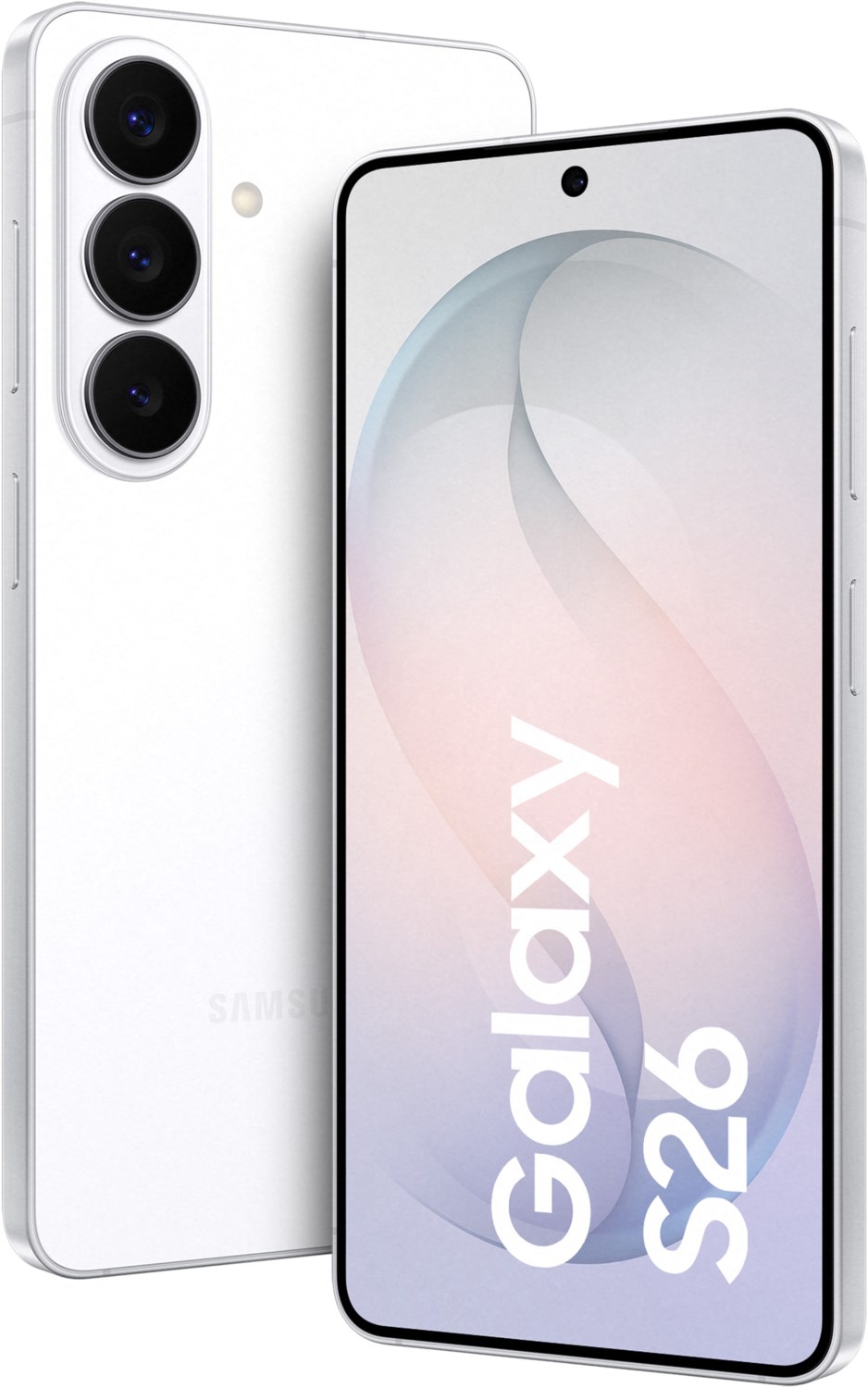 Galaxy S26 (256GB) Smartphone weiß, 12 GB RAM, 50 MP Kamera, 6,3 Zoll Display, 51 Std. Akku, 5G, Android