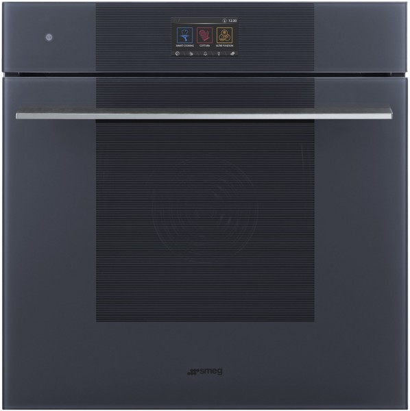 SO6104S4PG Elektro-Backofen mit Dampfgarer neptune grey, 68 l, Pizza-Stufe, schnelles Vorheizen, Hefeteig-Gärstufe, SousVide-Funktion, 59,7 cm breit