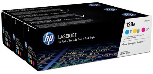 Nr. 128 A Toner Tri-Pack 3-farbig