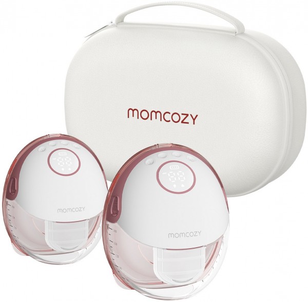 M6 Mobile Milch Pumpe Doppelt Maroon