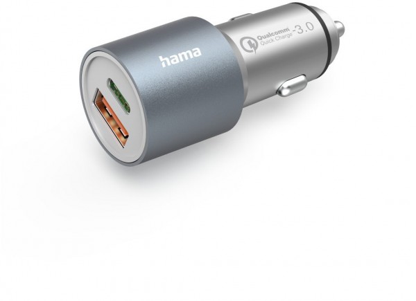 Auto-Schnellladegerät (38W) silber