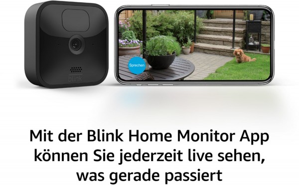 Blink Outdoor, Witterungsbeständige HD-Überwachungskamera, 3