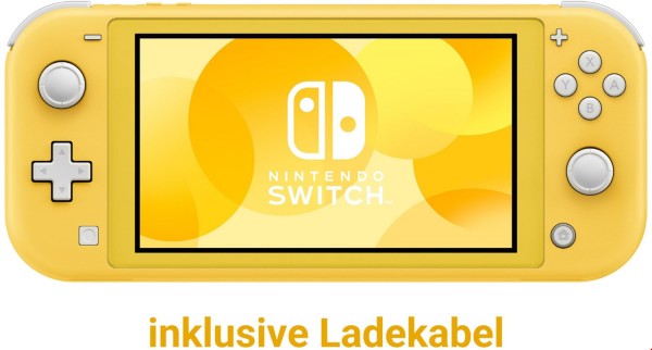 Switch Lite Konsole Bundle inkl. Animal Crossing: New Horizons gelb