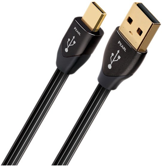 Pearl USB A>Micro (1,5m) USB-Kabel schwarz/weiß