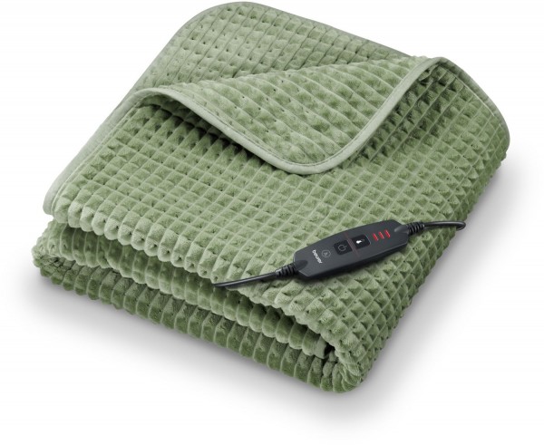 HD 72 Waffle Heizdecke sage green