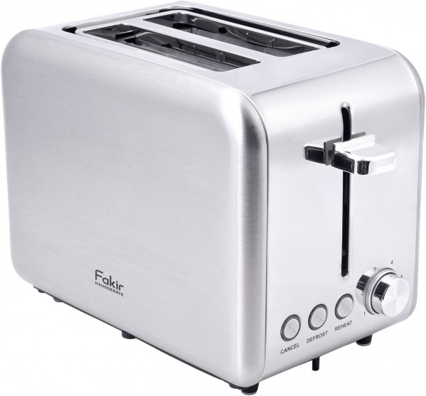 Calypso Kompakt-Toaster edelstahl