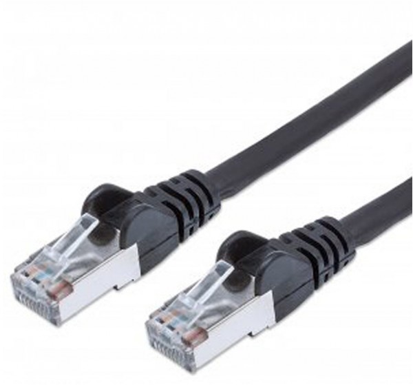Patchkabel RJ45 S/FTP Cat6 LSOH schwarz (3m)