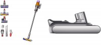 V12 Detect Slim Absolute Stielsauger  + Extra Akku Nickel Satin Gelb/ Glanz Nickel, 150 W, 60 min Laufzeit, 0,35 l Staubvolumen, Display