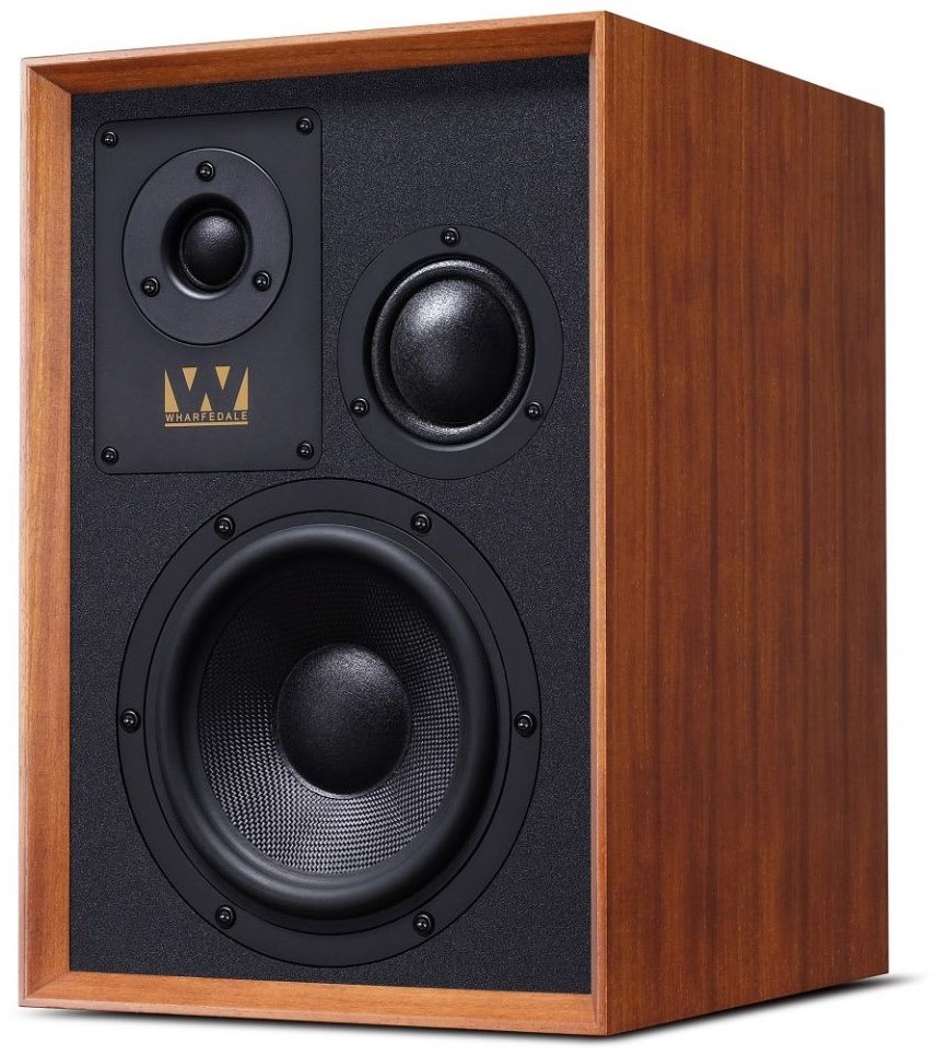 Image of Super Denton /Paar Klein-/Regallautsprecher mahogany red