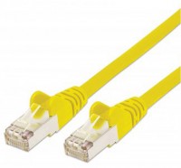 Patchkabel Cat6A CU S/FTP LSOH gelb (1 m)