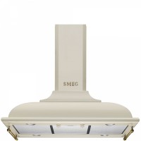 KCI 19 POE Insel-Dekor-Dunstabzugshaube creme antik
