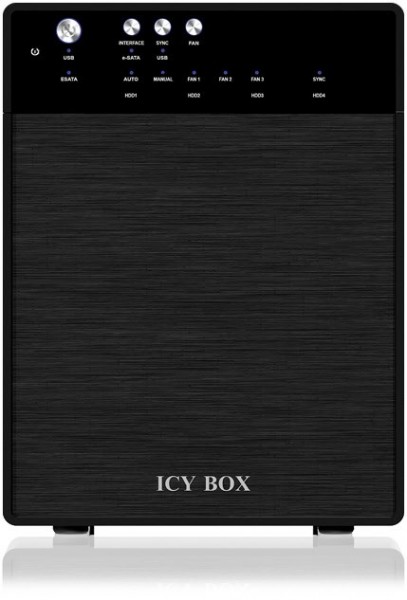 IB-3640SU3 4x 3,5" USB 3.0 Gehäuse schwarz