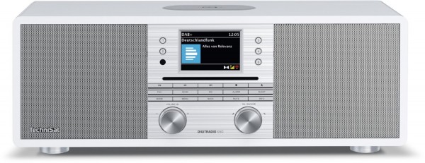 DigitRadio 650 CD/Radio-System weiß/silber
