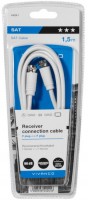 SAT Anschlusskabel 90dB (1,5m) weiß