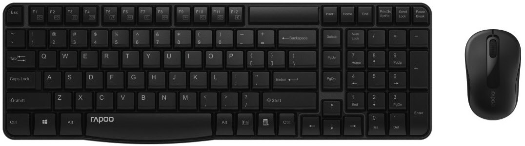 X1800S Kabelloses Tastatur-Set schwarz