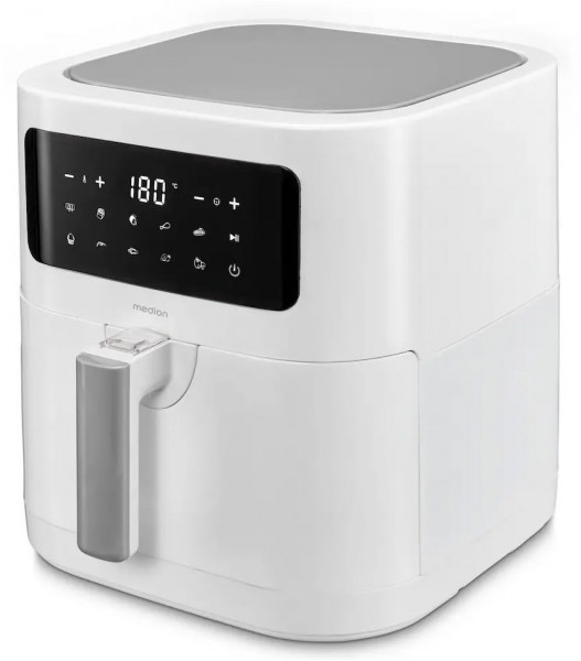 Life E40 XL (MD11740) Heißluft-Fritteuse mattweiß