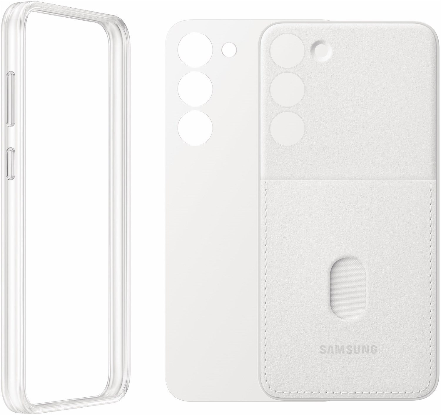 Frame Case für Galaxy S23+ weiß