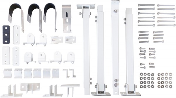 TX-246 Solarpanel Halterung 2er Set silber