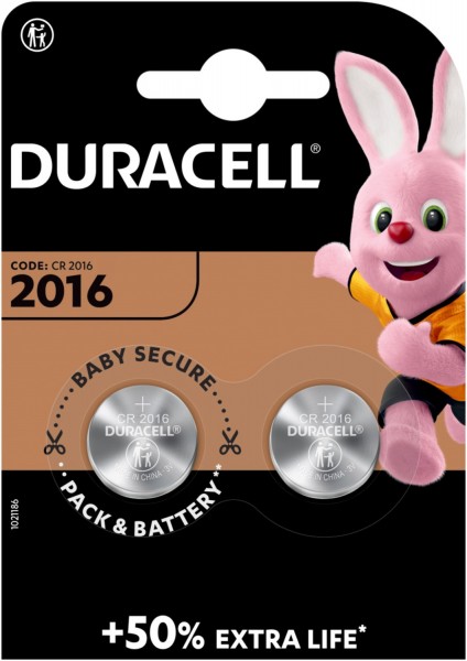 Lithium 2016 2er Blister Knopfzelle