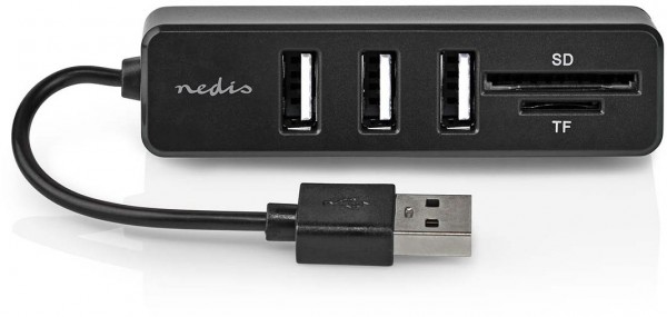 CCGB60250BK01 USB-Hub USB 2.0 > 3x USB/SD/micro/SD