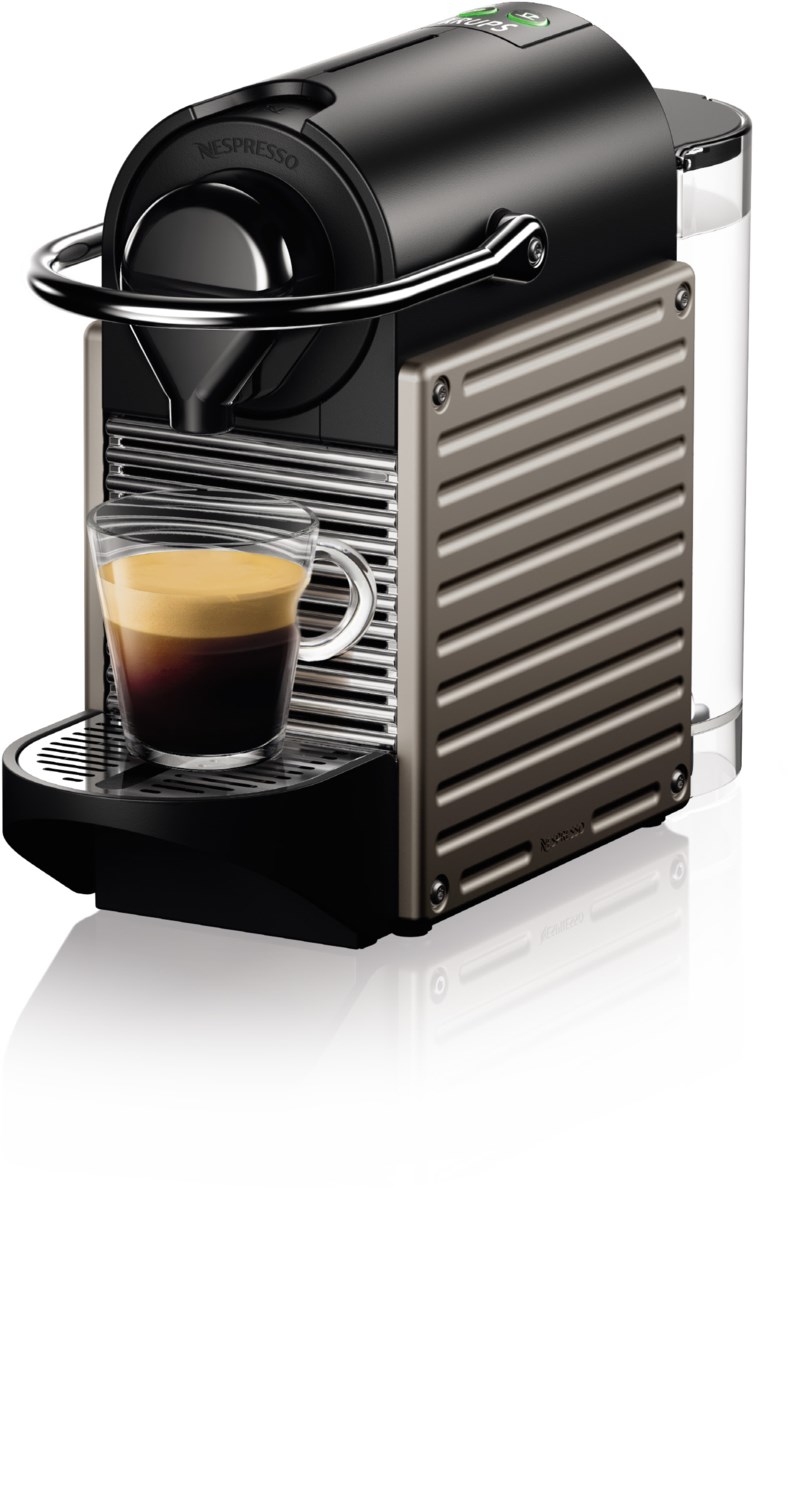 Krups XN304T Nespresso Pixie Kapsel-Automat titan | EURONICS