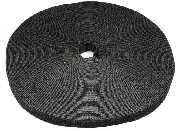 Roll Pro Klettbandrolle (25m) schwarz