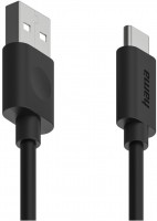 USB-A > USB-C Kabel (1,2m) schwarz