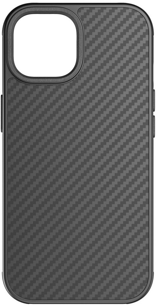 Cover Robust Carbon für iPhone 15 schwarzs