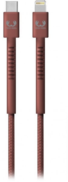 Fabriq USB-C > Lightning Kabel (2m) safari red