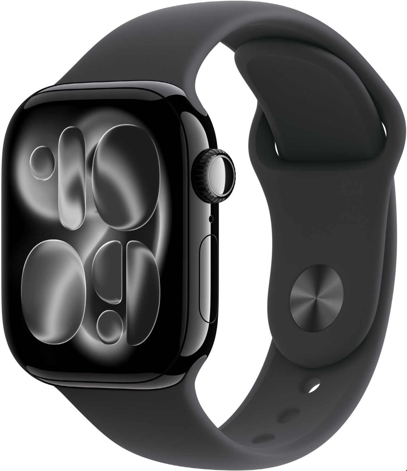 Image of Apple Watch Series 11 (42mm) GPS Smartwatch Alu mit Sportarmband M/L diamantschwarz/schwarz