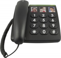 PhoneEasy 331 ph Schnurgebundenes Telefon schwarz