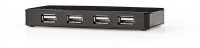 UHUBU2730BK USB 2.0 7-Port Hub schwarz