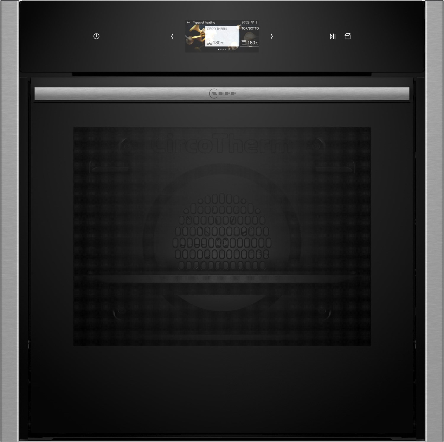 B54CR71N0 Einbaubackofen edelstahl, Pizza-Stufe, schnelles Vorheizen, Hefeteig-Gärstufe, Brotback-Stufe, WLAN, pyrolytische Selbstreinigung